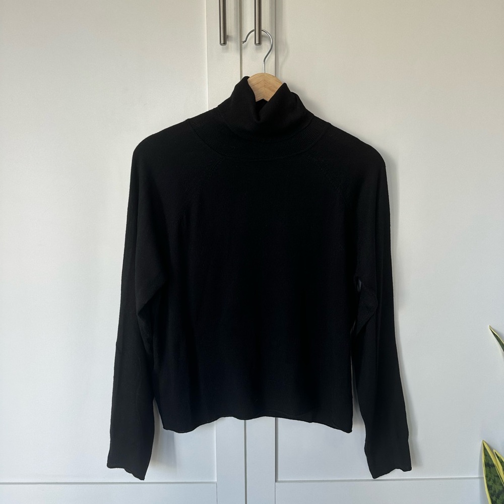 NWT Mango Cashmere blend turtle neck sweater size S